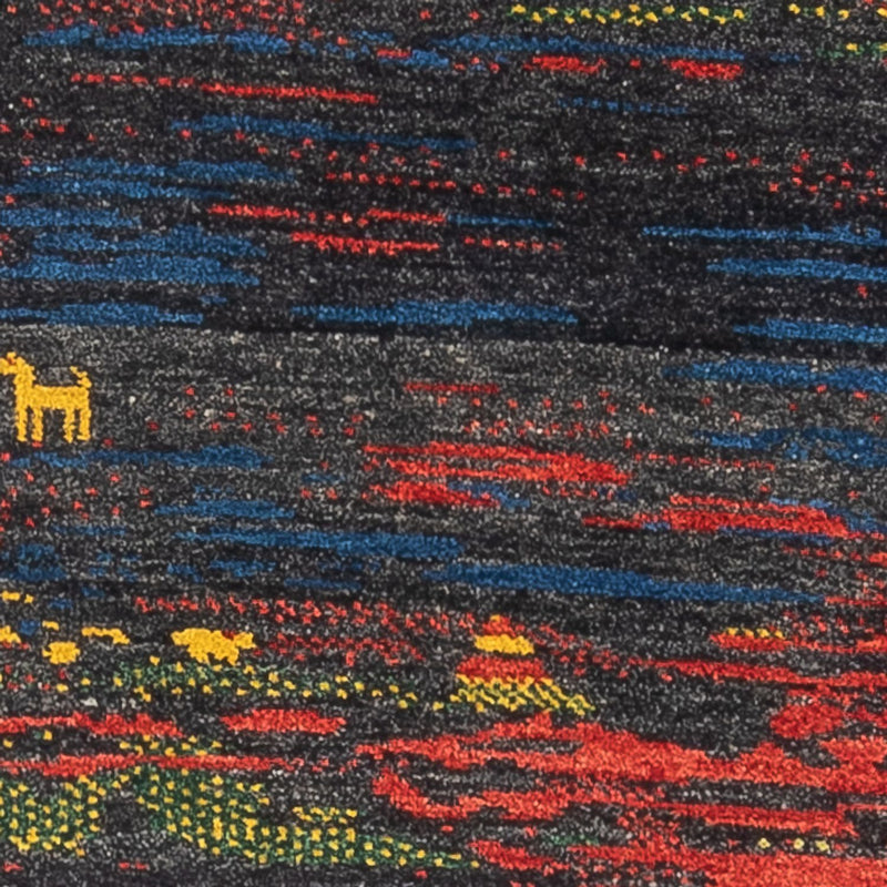 Persisk Gabbeh Teppe 185x68cm - Perserteppich Wollteppich