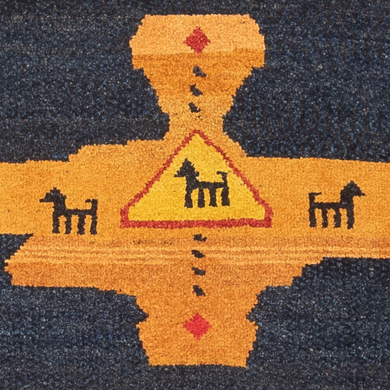 Persisk Gabbeh Teppe 217x79cm - Perserteppich Wollteppich