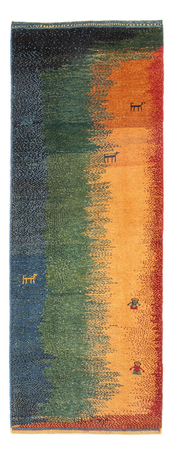 Persisk Gabbeh Teppe 68x202cm - Perserteppich Wollteppich