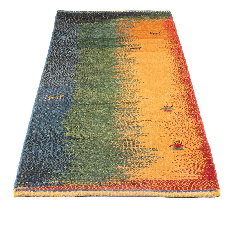 Persisk Gabbeh Teppe 68x202cm - Perserteppich Wollteppich