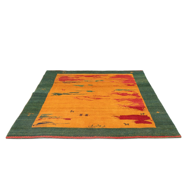 Persisk Gabbeh Teppe 163x207cm - Perserteppich Wollteppich