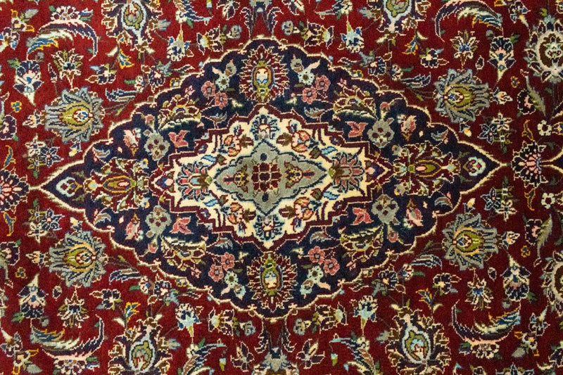 Persisk teppe - Keshan - 218 x 147 cm - rød