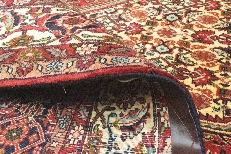 Persisk teppe - Bijar - 257 x 176 cm - blå