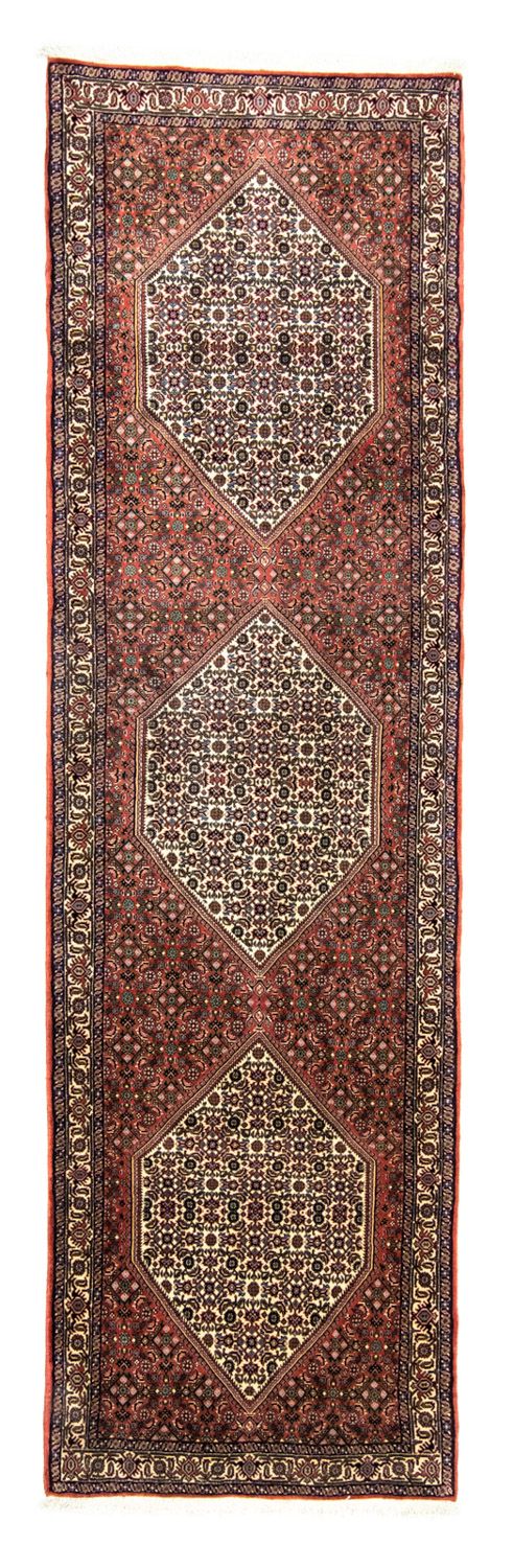 Løper Persisk teppe - Bijar - 320 x 90 cm - rød