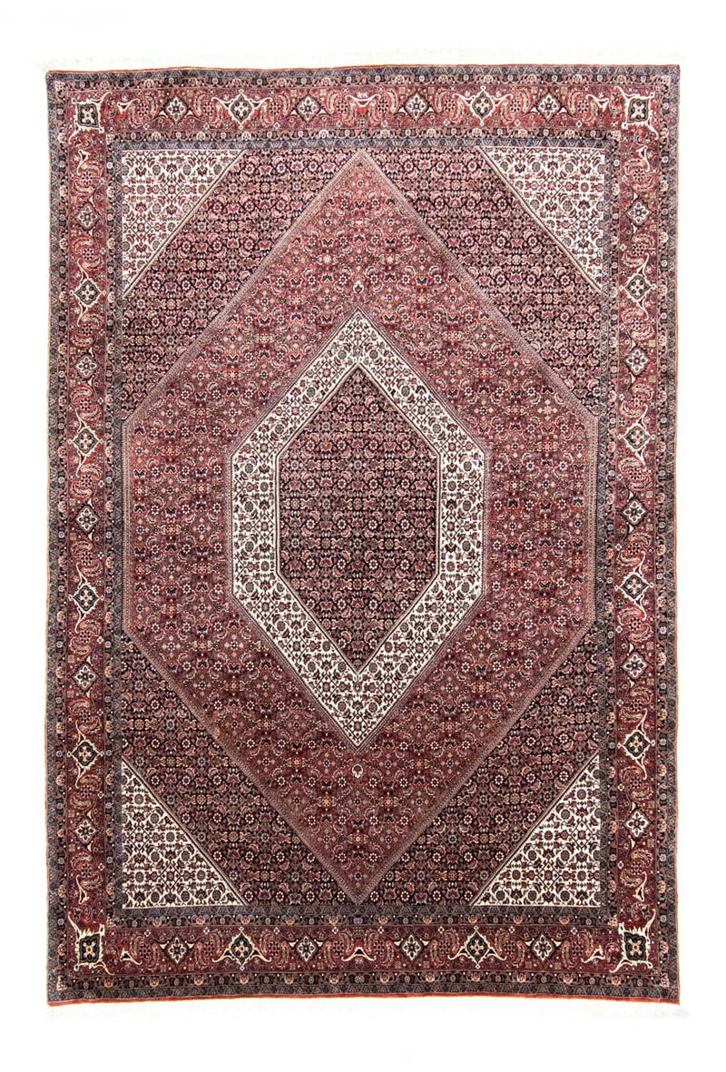 Persisk teppe - Bijar - 300 x 200 cm - rød