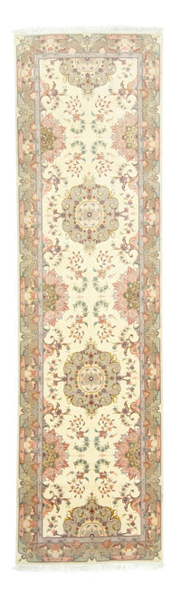 Løper Persisk teppe - Tabriz - 337 x 90 cm - beige – product image