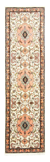 Løper Persisk teppe - Tabriz - 322 x 87 cm - beige – product image