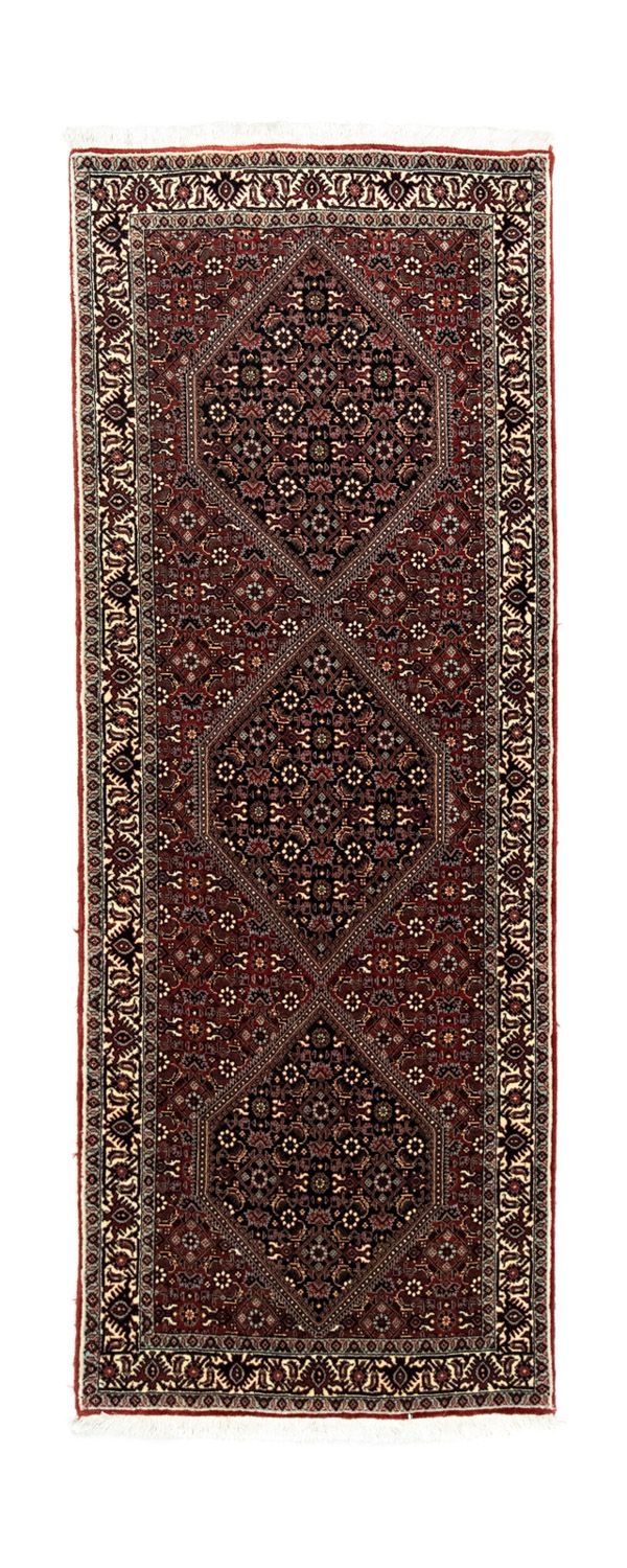 Løper Persisk teppe - Bijar - 200 x 76 cm - rød