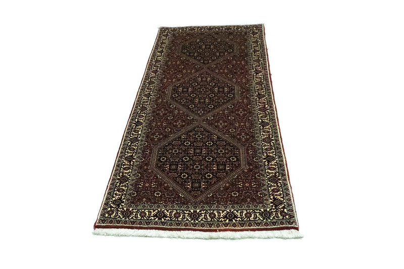Løper Persisk teppe - Bijar - 200 x 76 cm - rød