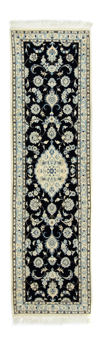 Løper Persisk teppe - Nain - 215 x 57 cm - mørkeblå – product image