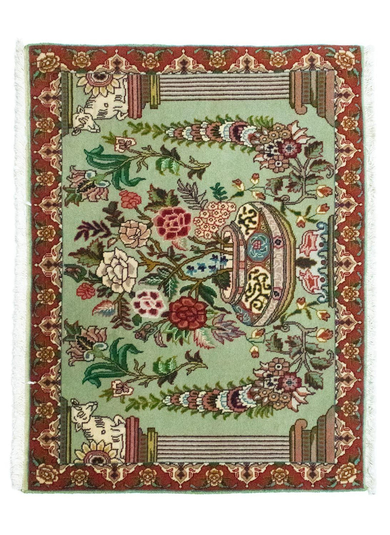 Tabriz - 50 Raj Teppe 62x83cm - Persisk teppe