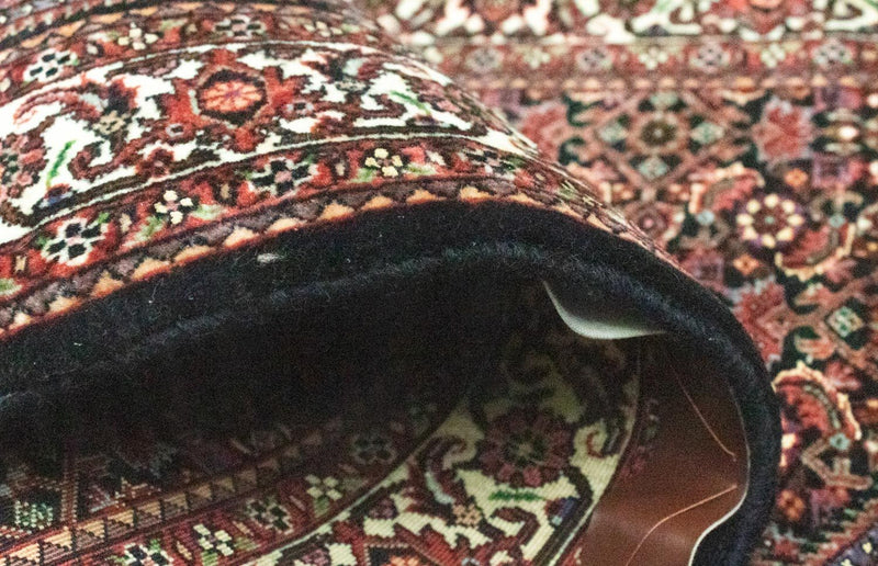 Løper Persisk teppe - Bijar - 252 x 79 cm - blå