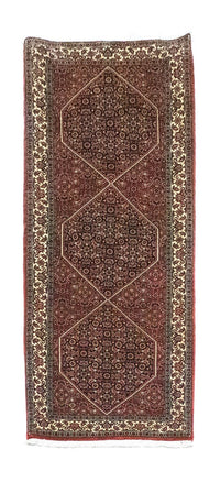 Løper Persisk teppe - Bijar - 213 x 78 cm - brun – product image