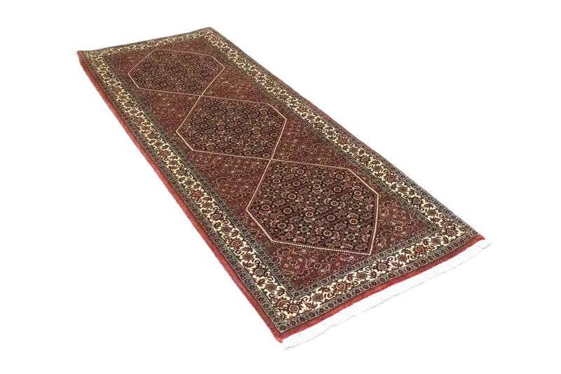 Løper Persisk teppe - Bijar - 213 x 78 cm - brun