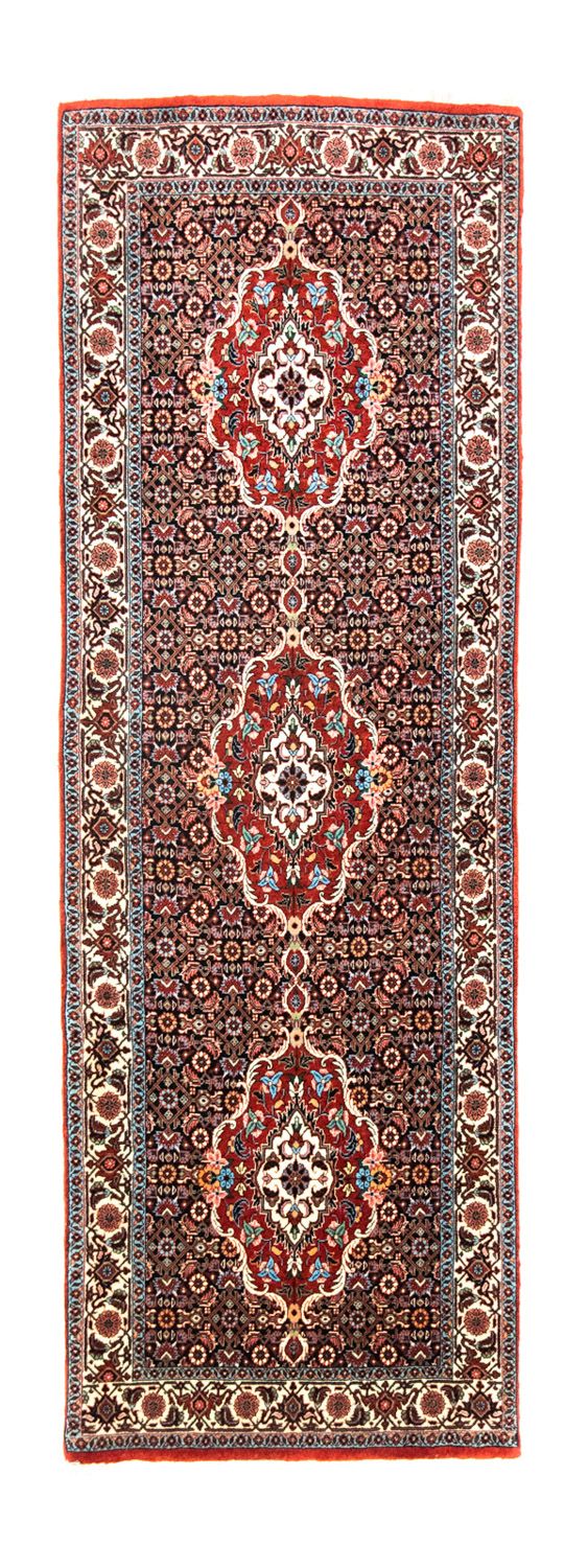 Løper Persisk teppe - Bijar - 215 x 73 cm - blå