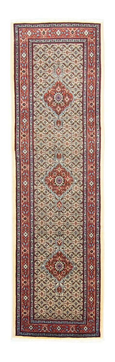Løper Persisk teppe - klassisk - 294 x 81 cm - beige