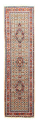 Løper Persisk teppe - klassisk - 288 x 81 cm - beige