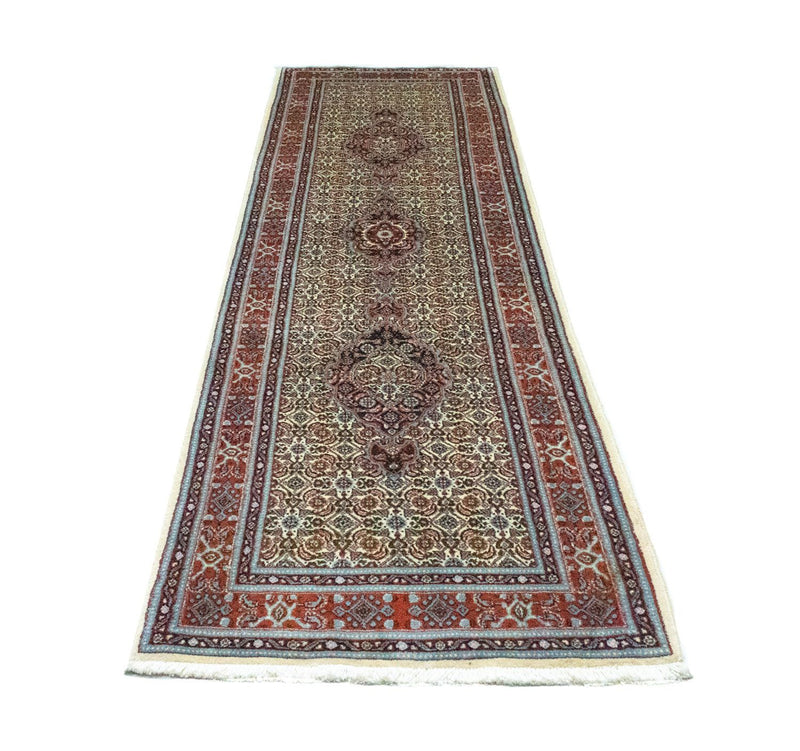Løper Persisk teppe - klassisk - 288 x 81 cm - beige