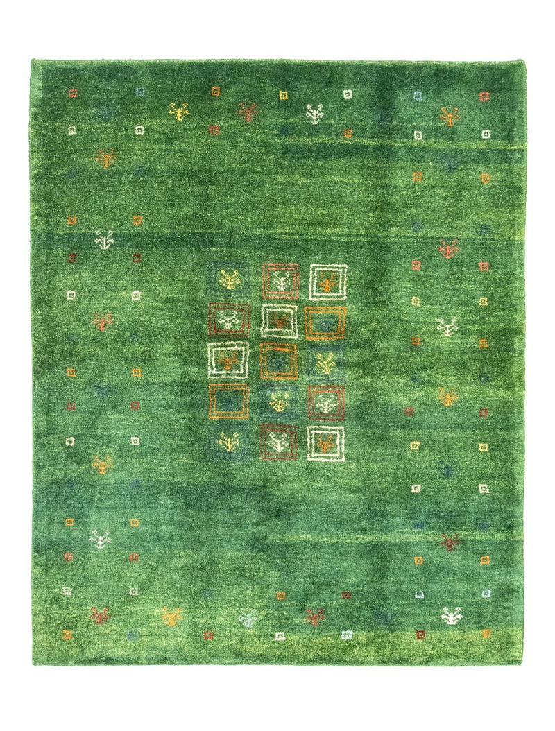 Persisk Gabbeh Teppe 155x189cm - Perserteppich Wollteppich