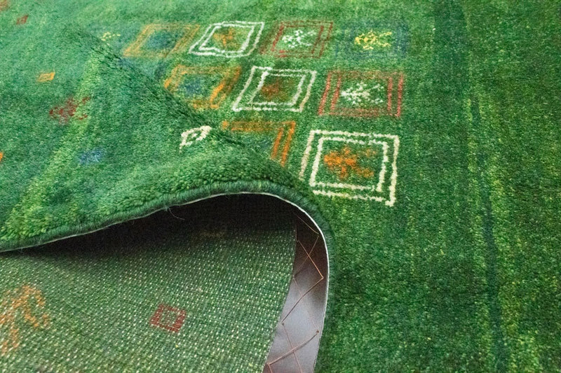 Persisk Gabbeh Teppe 155x189cm - Perserteppich Wollteppich