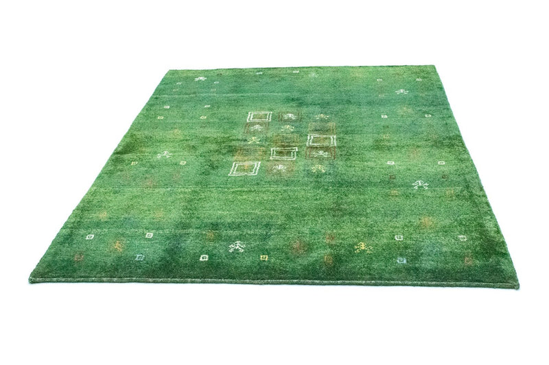 Persisk Gabbeh Teppe 155x189cm - Perserteppich Wollteppich