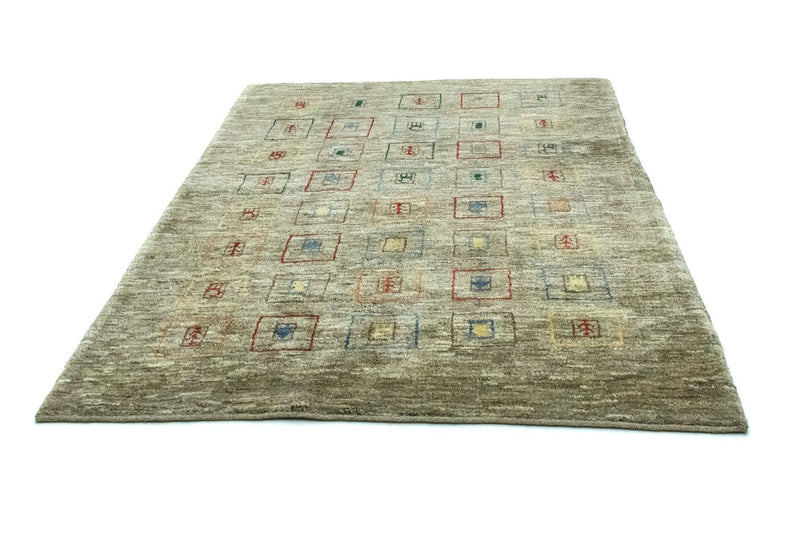 Persisk Gabbeh Teppe 206x154cm - Perserteppich Wollteppich