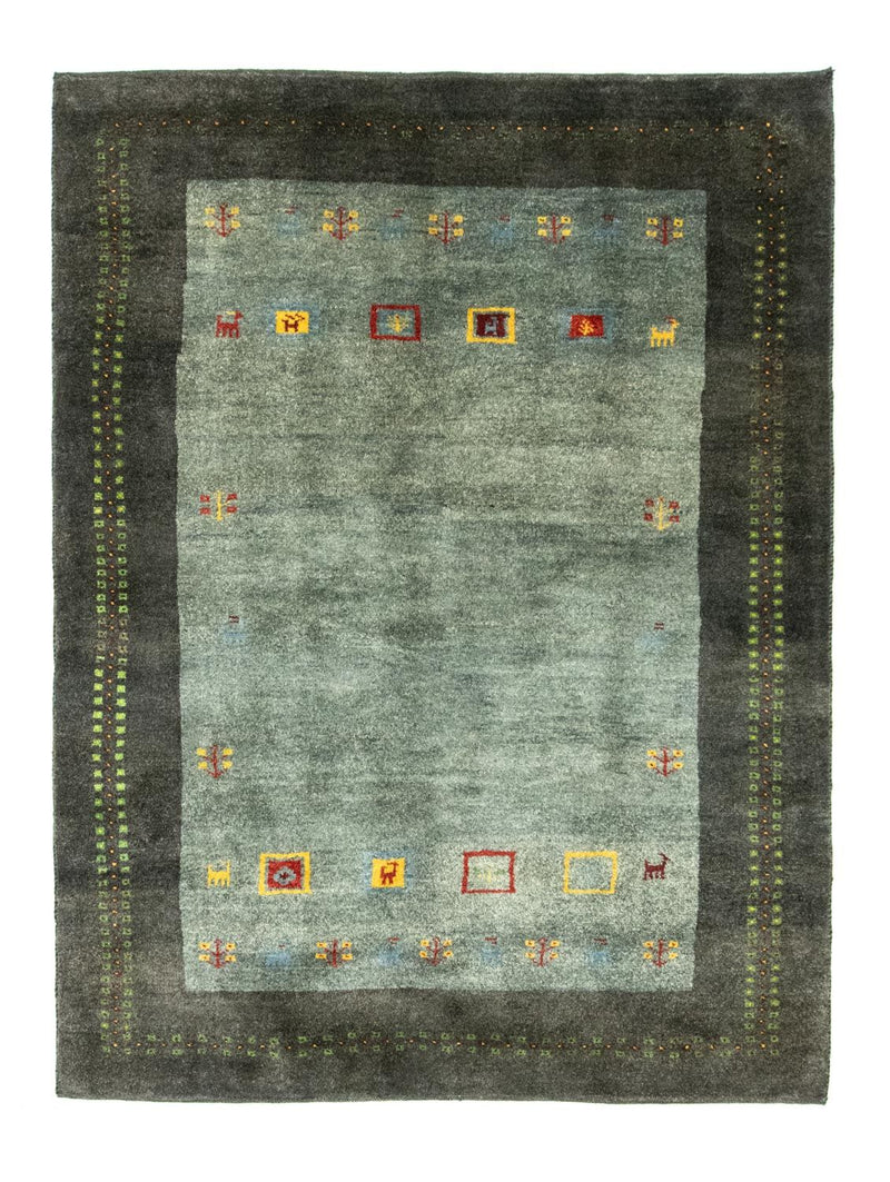 Persisk Gabbeh Teppe 195x142cm - Perserteppich Wollteppich