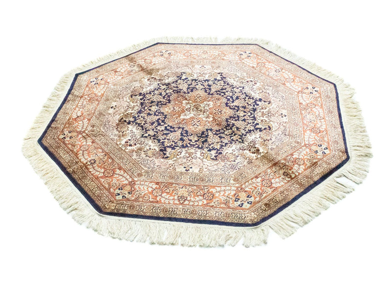 Kashmir silke Teppe 127x125cm - Orientalsk teppe