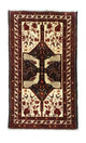 Løper Balutsj-teppe - 183 x 95 cm - beige