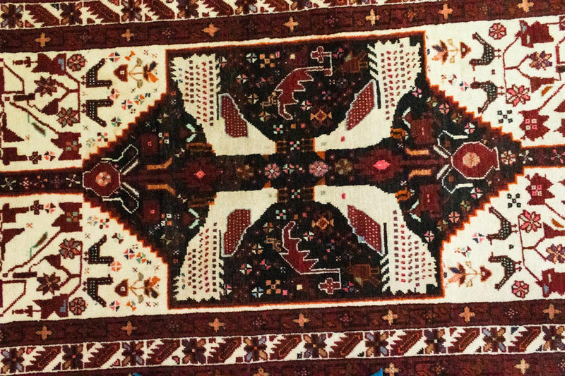 Løper Balutsj-teppe - 183 x 95 cm - beige