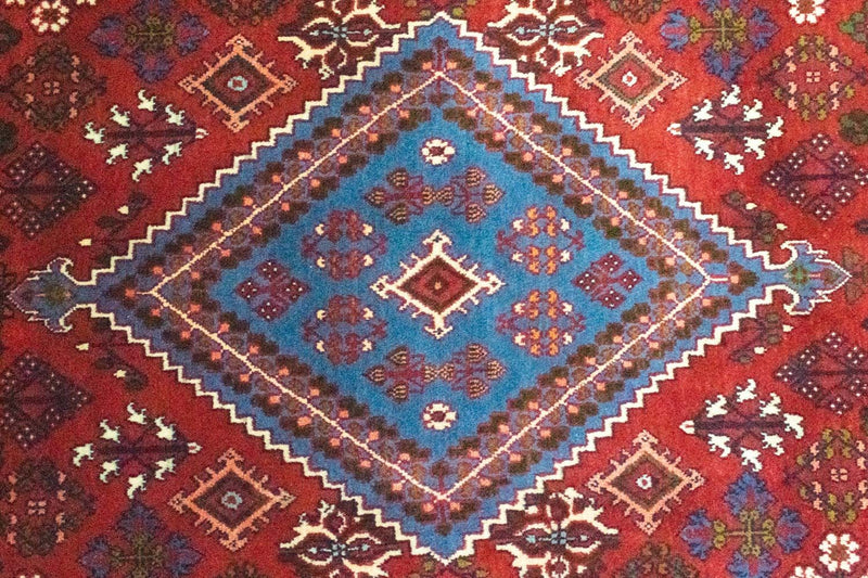 Persisk teppe - Nomadisk - 317 x 215 cm - rød
