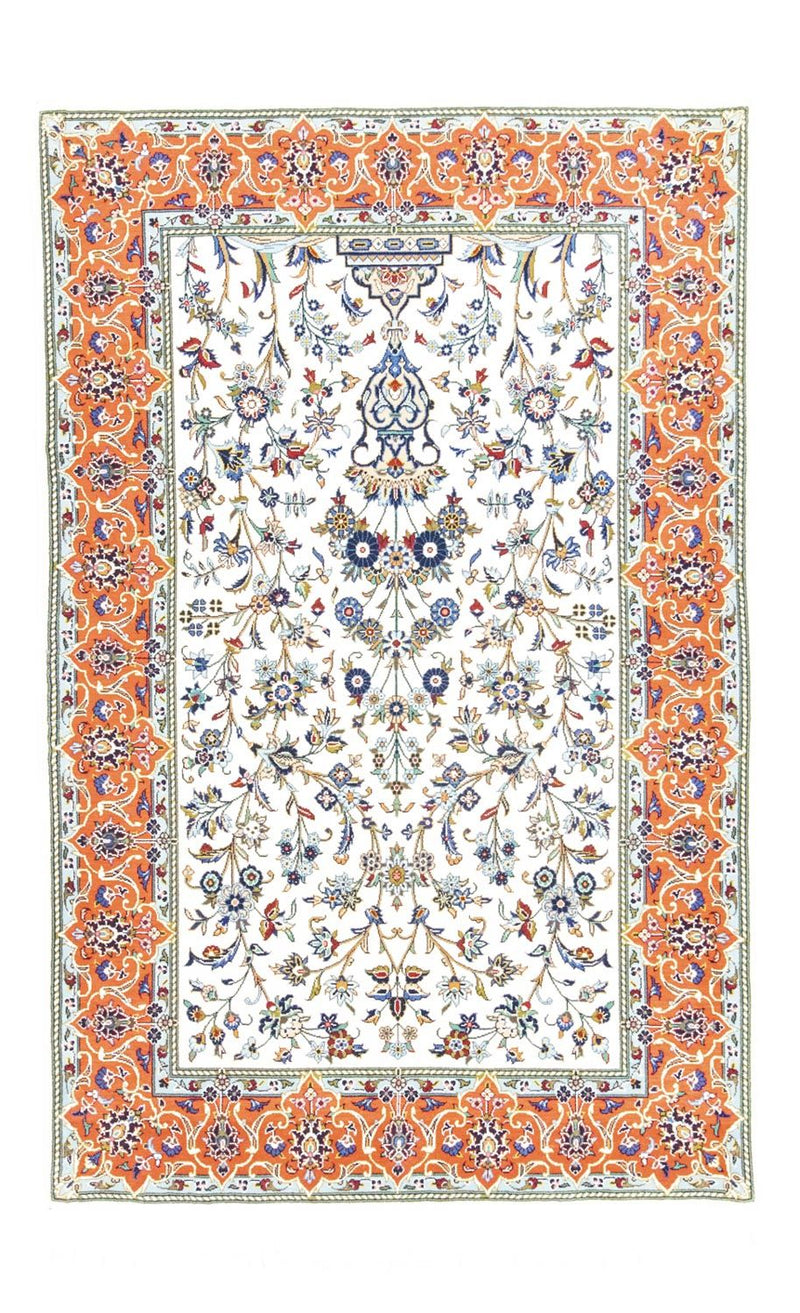 Persisk teppe - Tabriz - 215 x 141 cm - beige