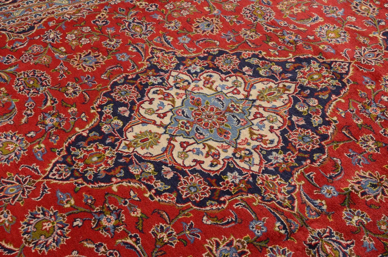 Kashan Teppe 349x239cm - Persisk teppe