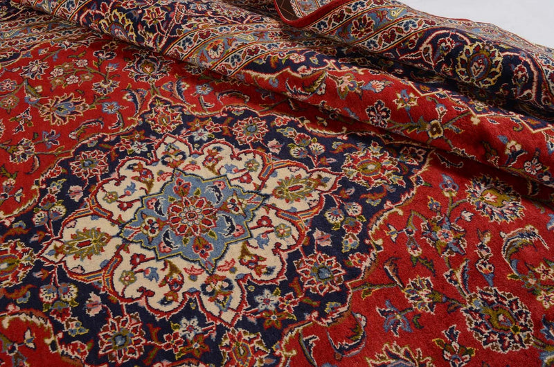 Kashan Teppe 349x239cm - Persisk teppe
