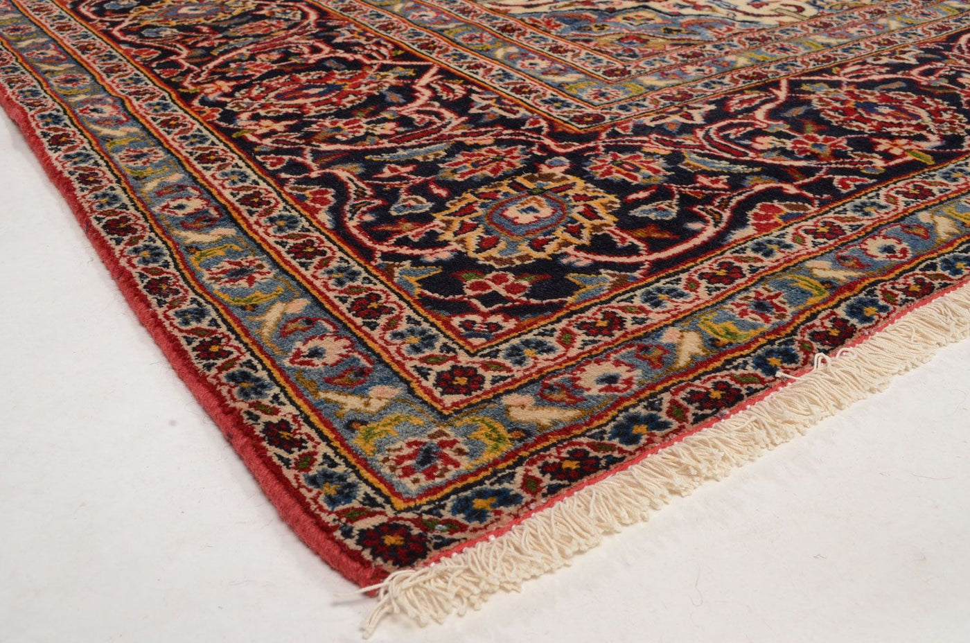 Persisk teppe - Keshan - 414 x 292 cm - rød