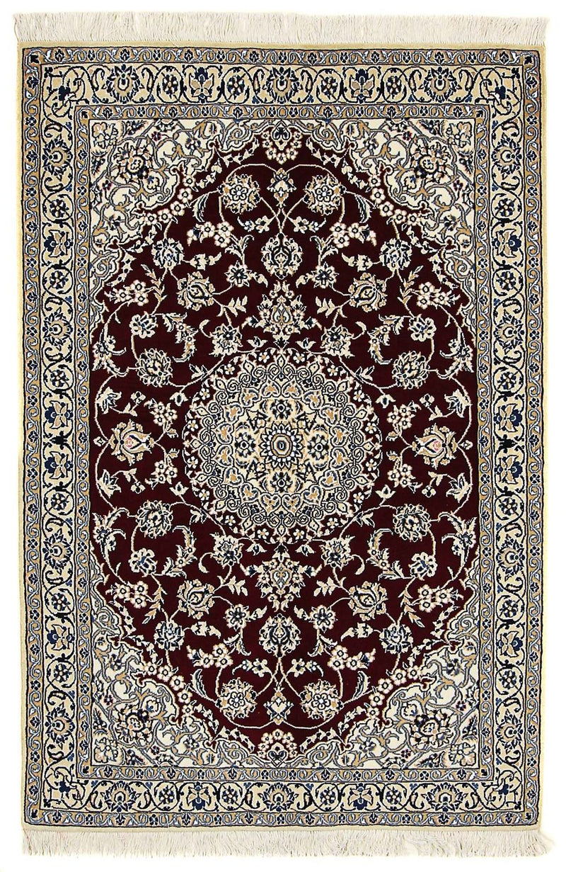 Persisk teppe - Nain - Royal - 177 x 118 cm - mørk rød