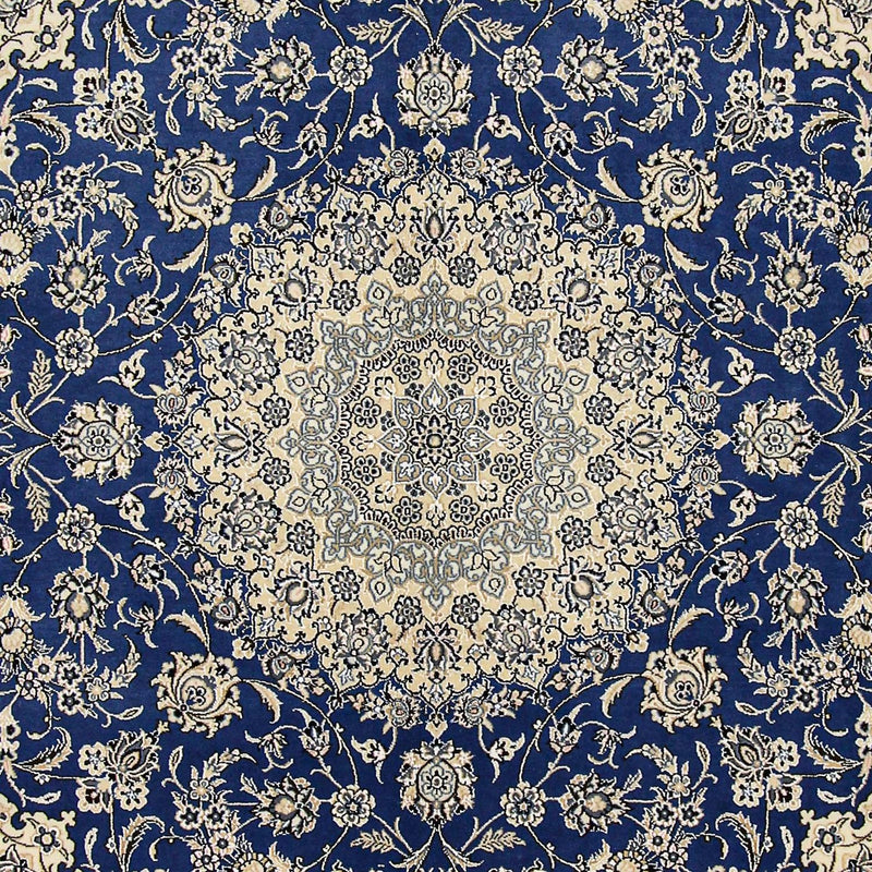 Persisk teppe - Nain - Royal square  - 250 x 250 cm - blå