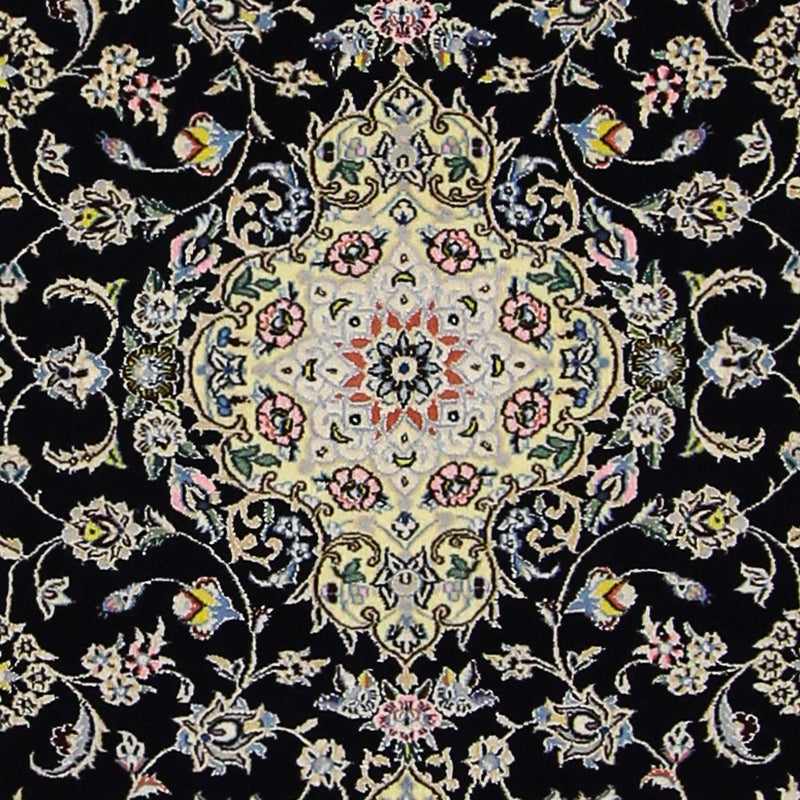 Persisk teppe - Nain - Premium - 117 x 80 cm - mørkeblå