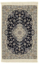Persisk teppe - Nain - Premium - 123 x 80 cm - mørkeblå