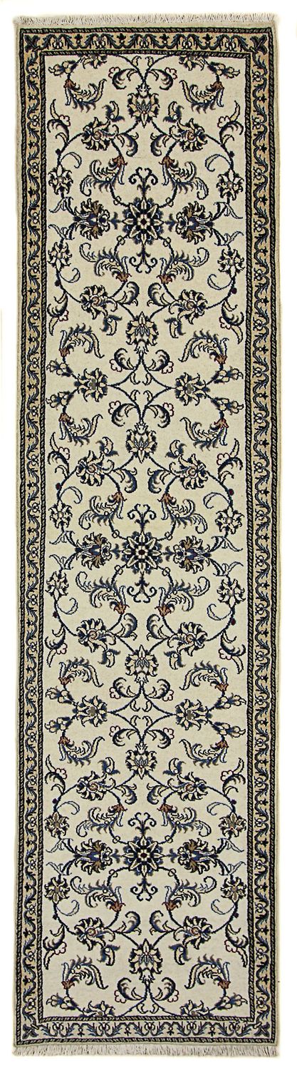 Løper Persisk teppe - Nain - 300 x 77 cm - beige