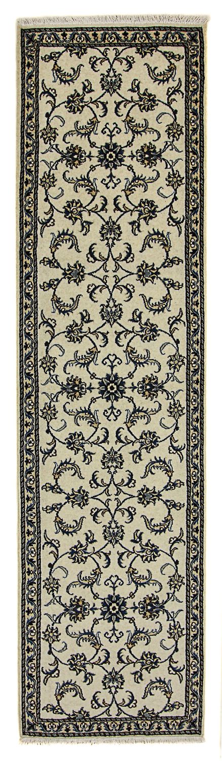 Løper Persisk teppe - Nain - 296 x 79 cm - beige