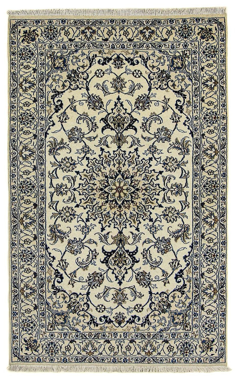 Persisk teppe - Nain - 201 x 125 cm - beige