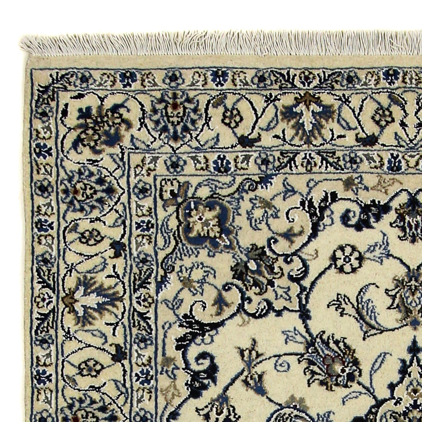 Persisk teppe - Nain - 201 x 125 cm - beige