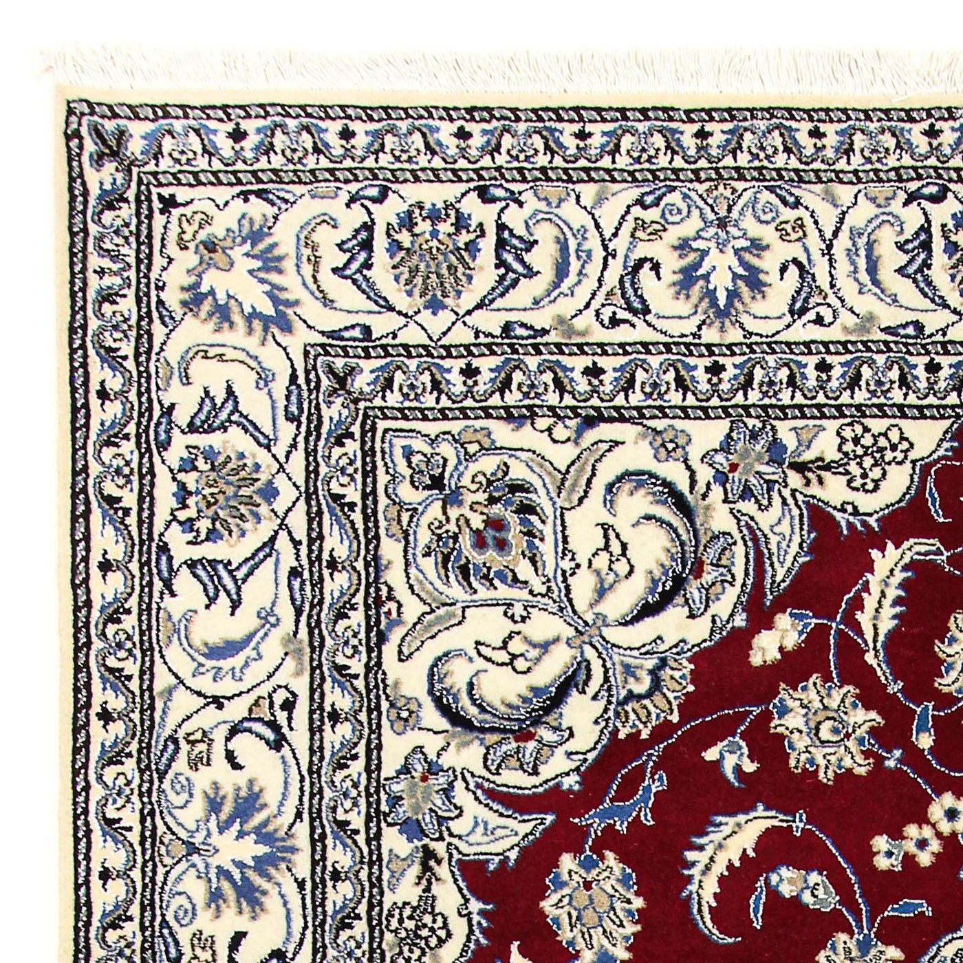 Persisk teppe - Nain - 295 x 194 cm - mørk rød