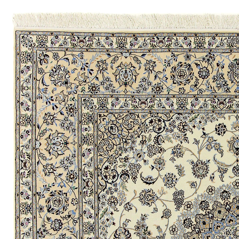 Persisk teppe - Nain - Premium square  - 205 x 205 cm - beige