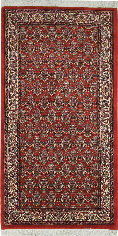 Løper Persisk teppe - Bijar - 197 x 102 cm - rød