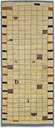 Persisk Gabbeh Teppe 83x199cm - Perserteppich Wollteppich