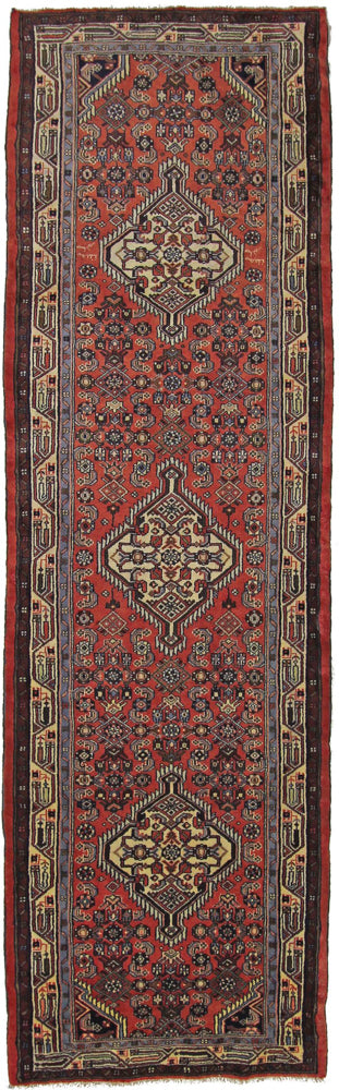Løper Persisk teppe - klassisk - 284 x 86 cm - rød