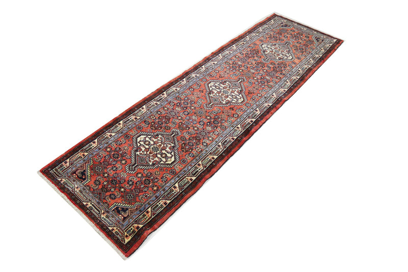 Løper Persisk teppe - klassisk - 284 x 86 cm - rød