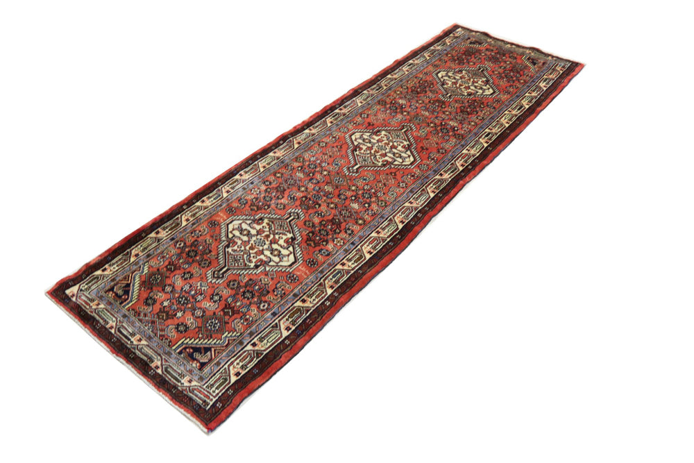 Løper Persisk teppe - klassisk - 284 x 86 cm - rød